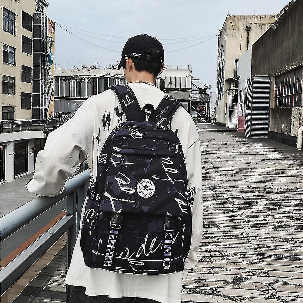 Foto 3 pulgar | Mochila Huoguo De Viaje De Gran Capacidad De Nylon Impermeable - Venta Internacional.