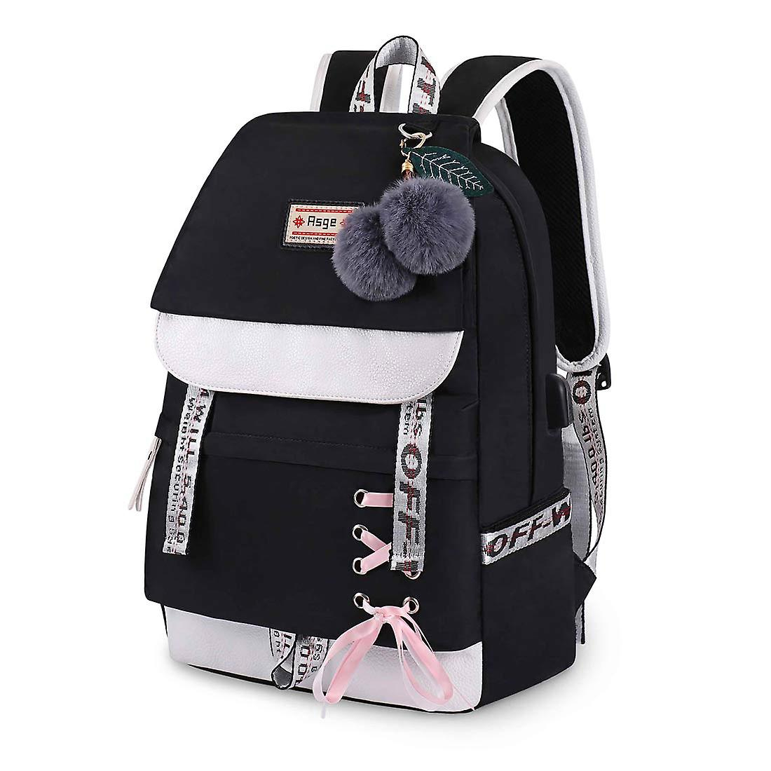 Foto 5 pulgar | Mochila Escolar Sanlin Beans, Ergonómica, Unisex, Impermeable, De Nailon - Venta Internacional.