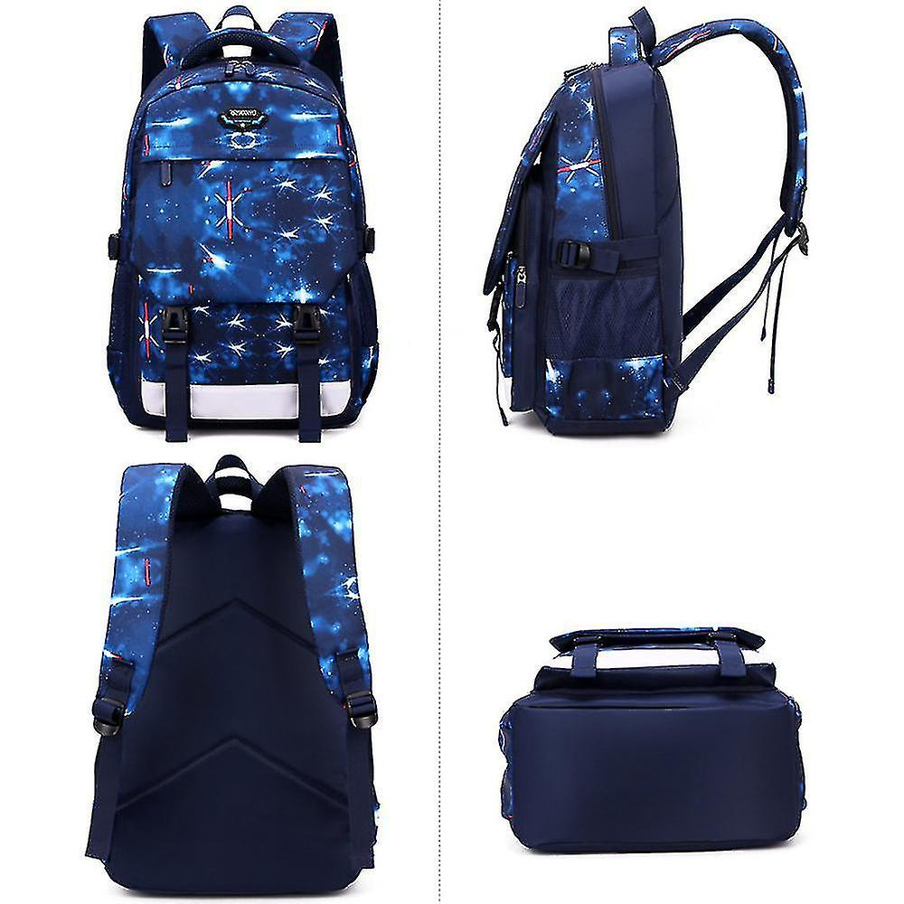 Foto 4 pulgar | Mochila Huoguo De Nylon Impermeable De Gran Capacidad Para Estudiantes - Venta Internacional.