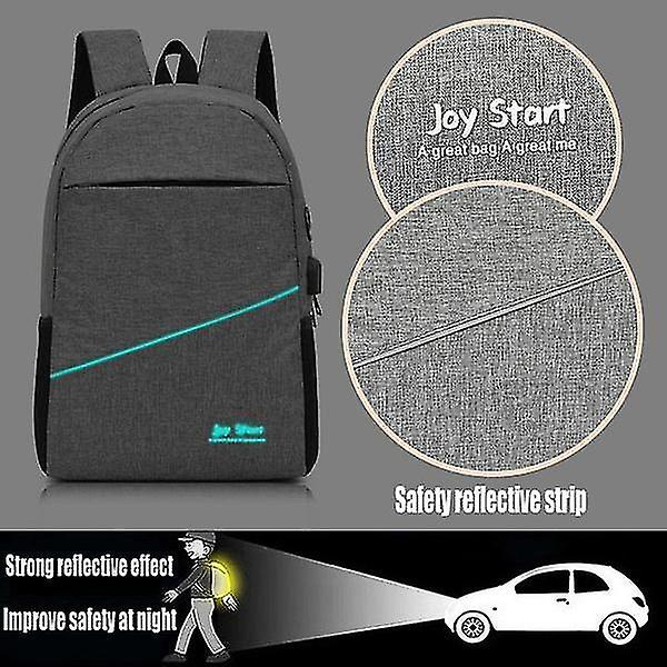 Foto 3 pulgar | Mochila Huoguo Para Portátil De Viaje Y Negocios Con Puerto De Carga Usb - Venta Internacional.