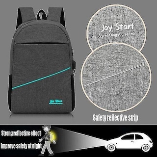 Foto 2 | Mochila Huoguo Para Portátil De Viaje Y Negocios Con Puerto De Carga Usb - Venta Internacional.