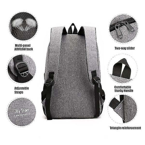 Foto 4 pulgar | Mochila Huoguo Para Portátil De Viaje Y Negocios Con Puerto De Carga Usb - Venta Internacional.