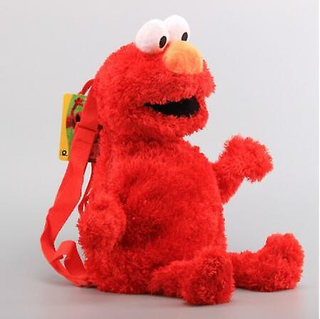 Foto 2 pulgar | Mochila Sanlin Beans Kids Elmo Big Bird Roja De Algodón 45 Cm - Venta Internacional.