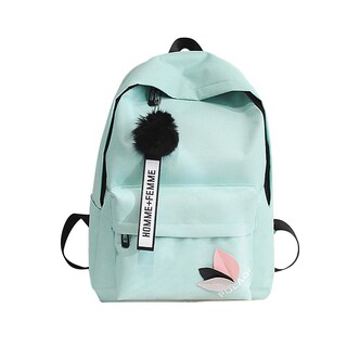 Foto 1 | Mochila Escolar Huoguo Fashion De Lona Neutra Para Hombres Y Mujeres - Venta Internacional.