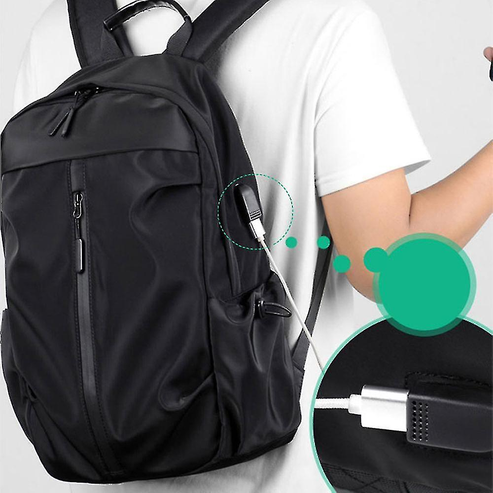Foto 4 pulgar | Mochila Huoguo Bolsa De Viaje De Tela Oxford Para Hombre Negra 20-35 L - Venta Internacional.