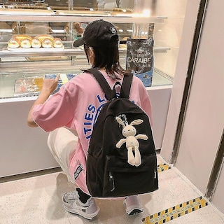 Foto 3 | Mochila Huoguo De Nylon Para Niñas De Gran Capacidad, Moda - Venta Internacional.