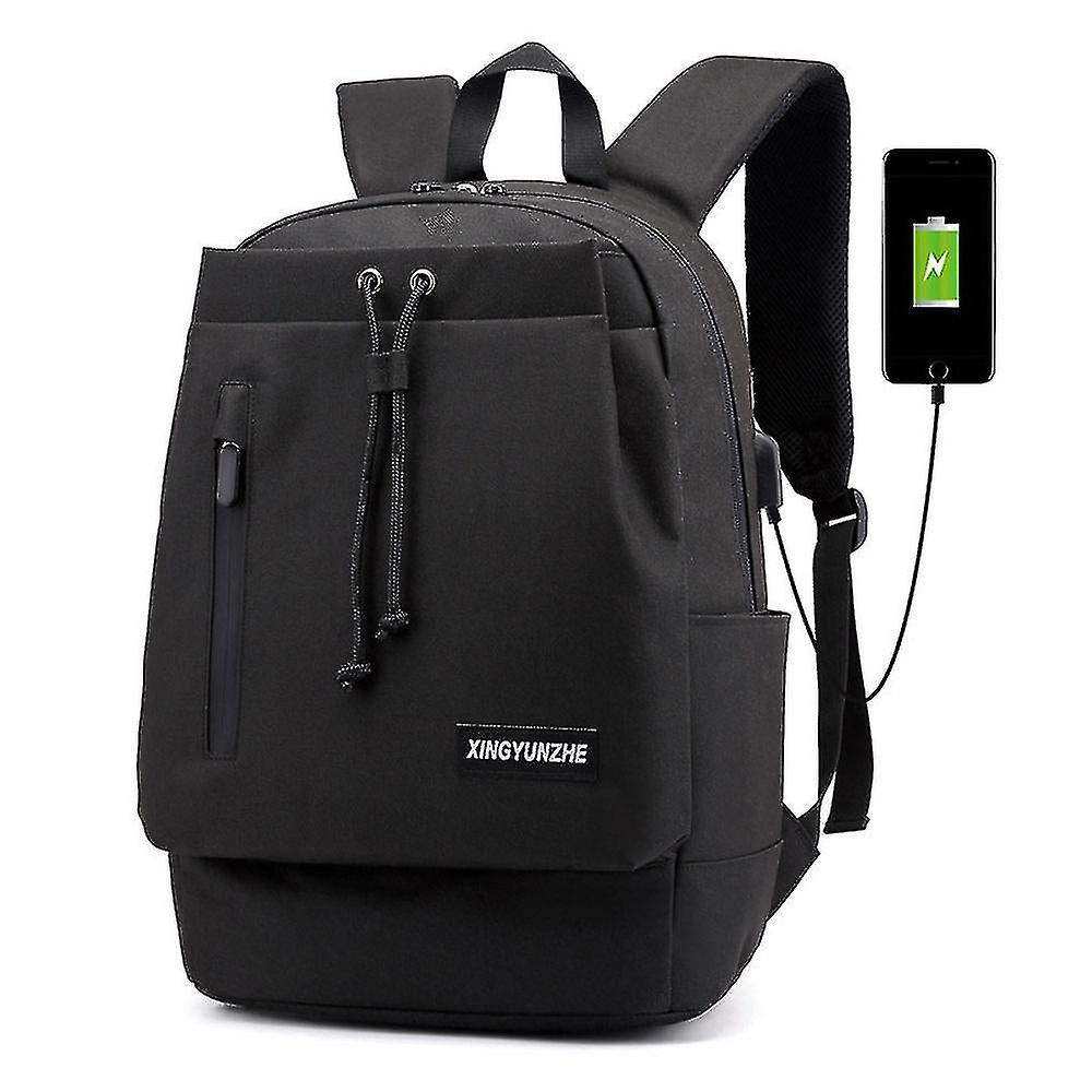 Foto 2 pulgar | Mochila Huoguo Leisure Sports Impermeable De Nylon Negra 29x17x - Venta Internacional.