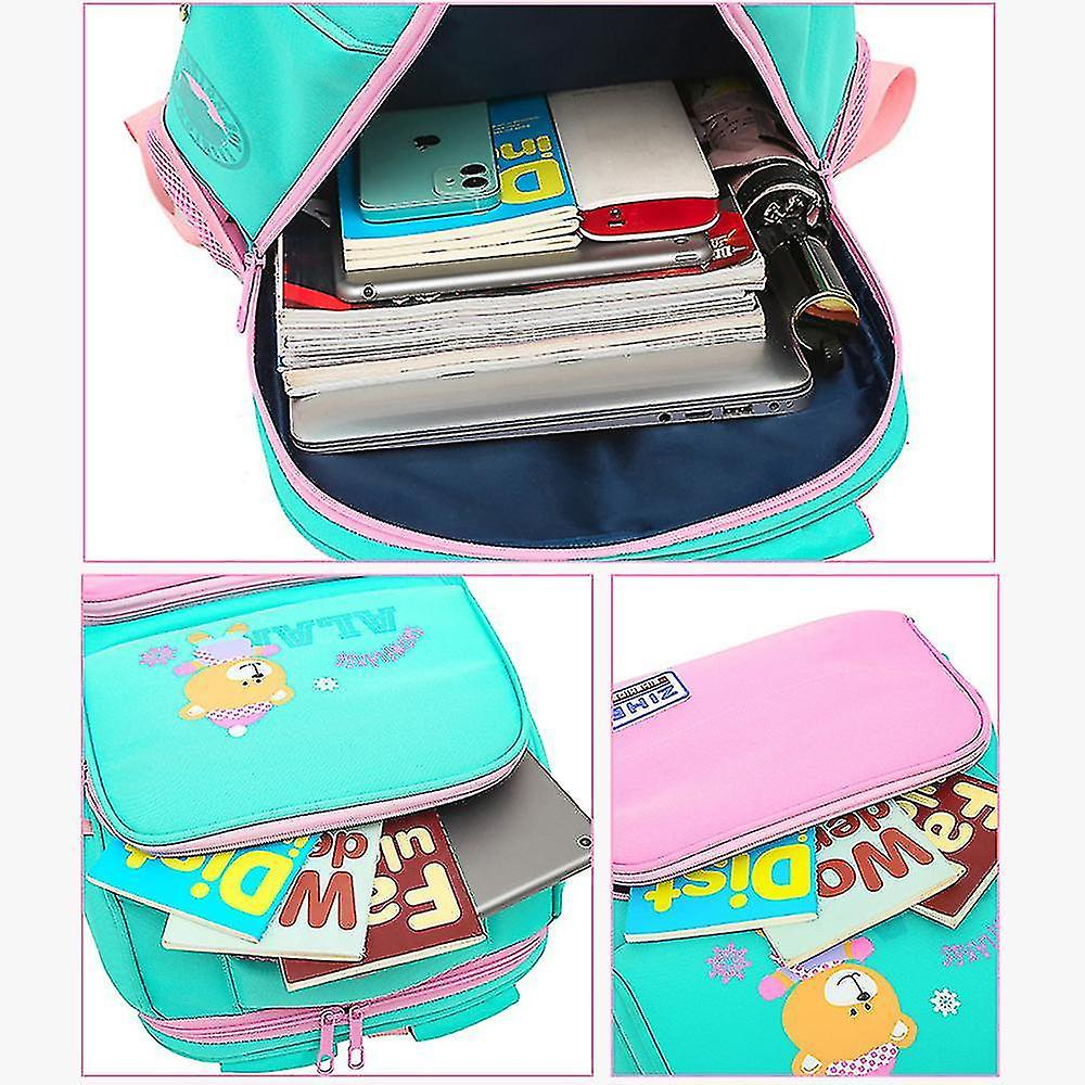 Foto 4 pulgar | Mochila Huoguo Children's Ridge Protection Cartoon Oxford - Venta Internacional.