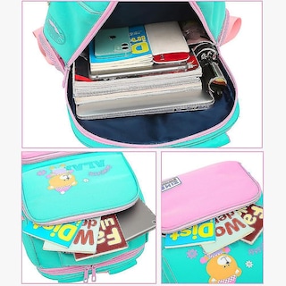 Foto 3 | Mochila Huoguo Children's Ridge Protection Cartoon Oxford - Venta Internacional.