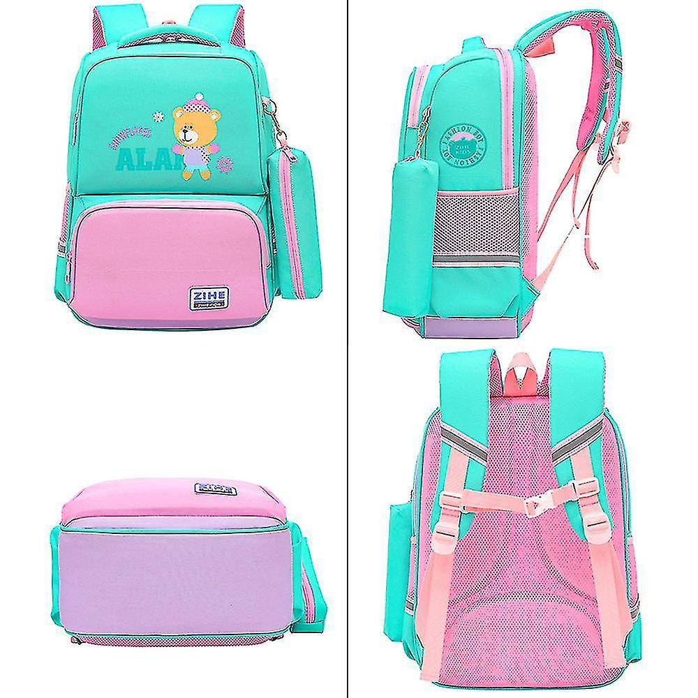 Foto 6 pulgar | Mochila Huoguo Children's Ridge Protection Cartoon Oxford - Venta Internacional.