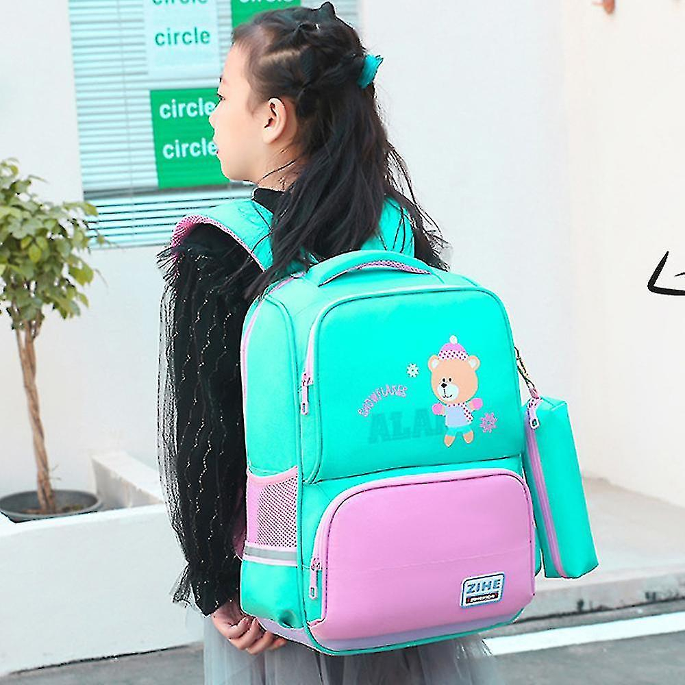 Foto 8 pulgar | Mochila Huoguo Children's Ridge Protection Cartoon Oxford - Venta Internacional.