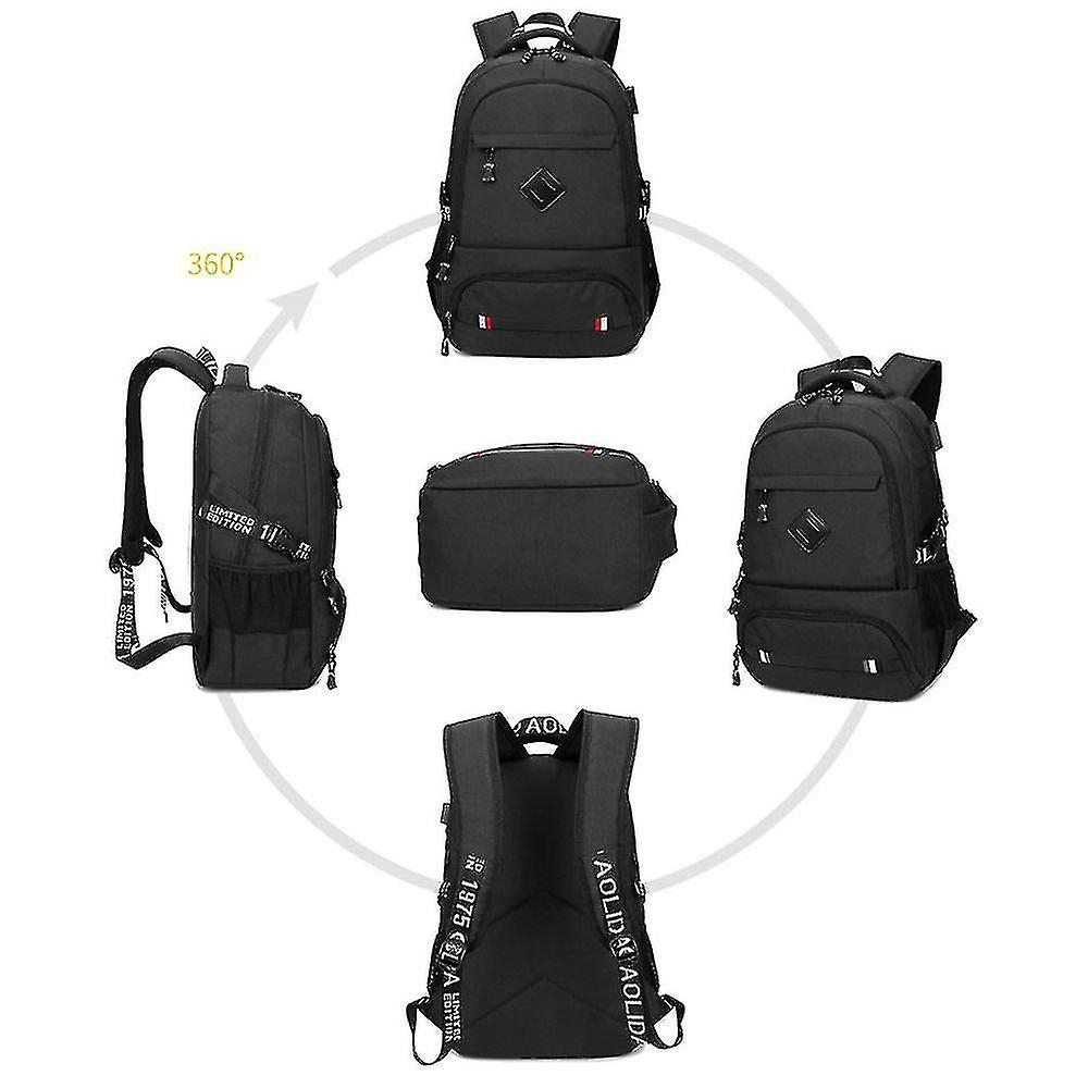 Foto 4 pulgar | Mochila Huoguo, Bolsa Deportiva Para Exteriores, Ordenador De 15,6 Pulgadas, Negra - Venta Internacional.