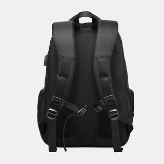Foto 5 | Mochila Huoguo De Nailon De Gran Capacidad Para Hombre Con Puerto De Carga Usb - Venta Internacional.