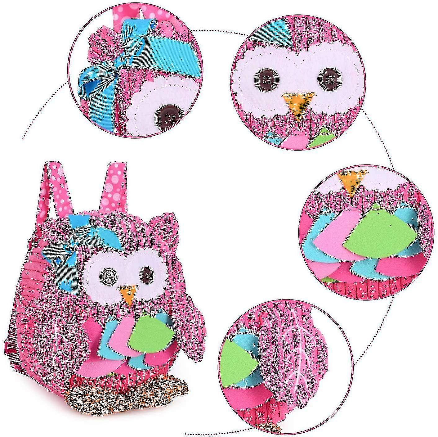 Foto 5 pulgar | Mochila Huoguo Para Bebés, Niñas Y Niños, Dibujos Animados De Animales P - Venta Internacional.
