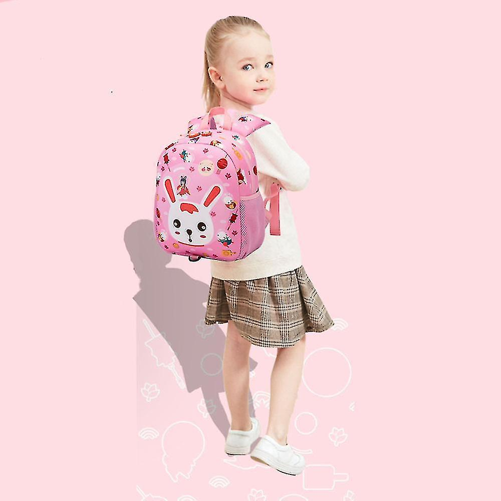 Foto 5 pulgar | Mochila Huoguo Little Rabbit Kindergarten Girl Rosa 0,35 Kg - Venta Internacional.