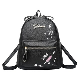 Foto 1 | Mochila Huoguo Para Mujer, Vintage, Pequeña, De Piel Sintética Con Estampado Floral - Venta Internacional.