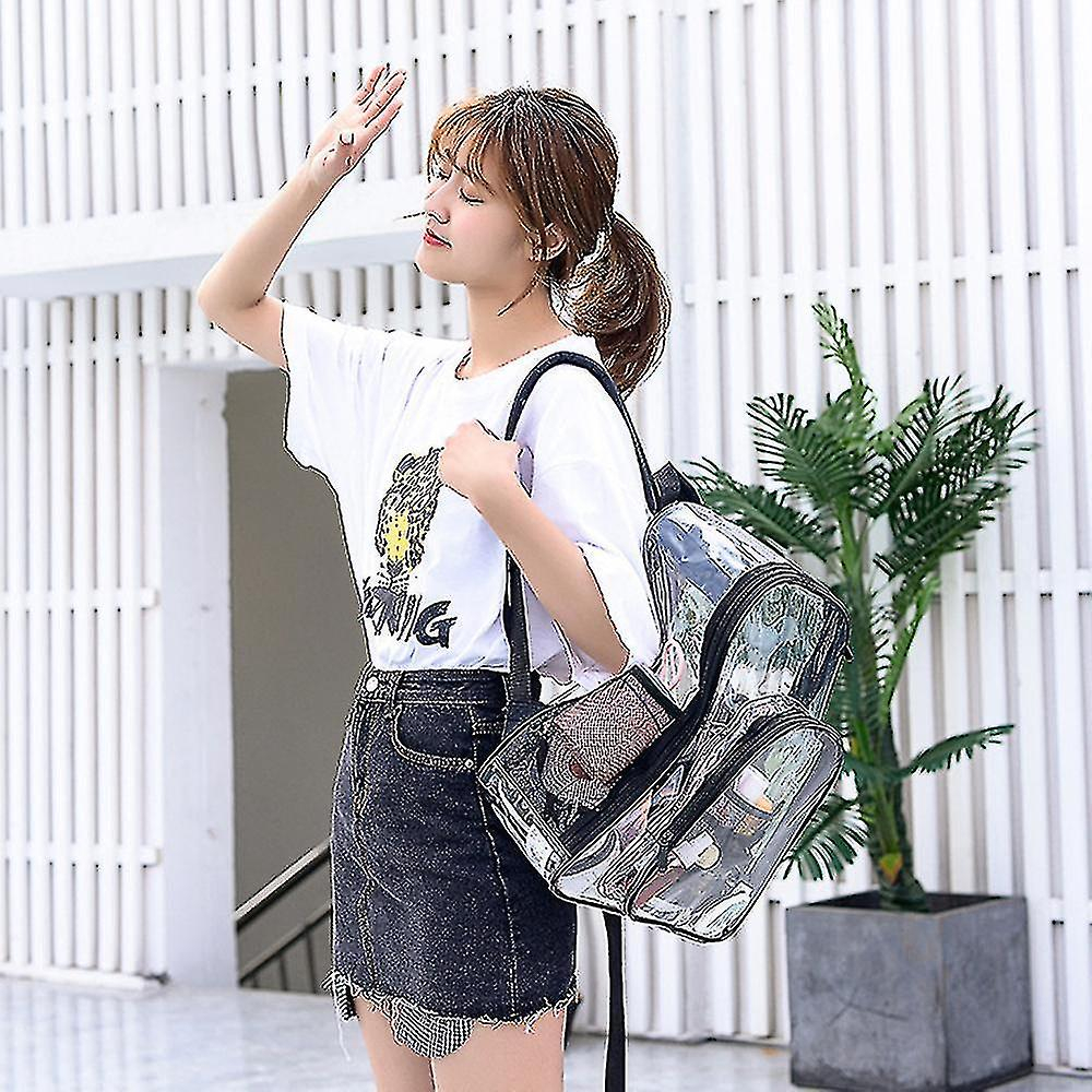 Foto 2 | Mochila De Pvc De Gran Capacidad Transparente Impermeable - Venta Internacional.