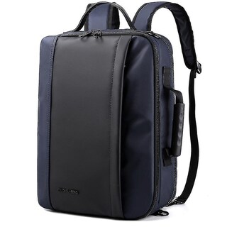 Foto 1 | Mochila Huoguo Messenger Para Viajes De Ocio Para Hombre, Azul Marino - Venta Internacional.