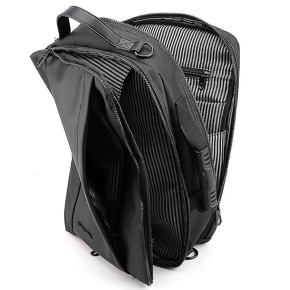 Foto 3 pulgar | Mochila Huoguo Messenger Para Viajes De Ocio Para Hombre, Azul Marino - Venta Internacional.
