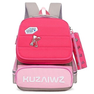 Foto 1 | Mochila Huoguo Elementary School Girls Lightning Red - Venta Internacional.