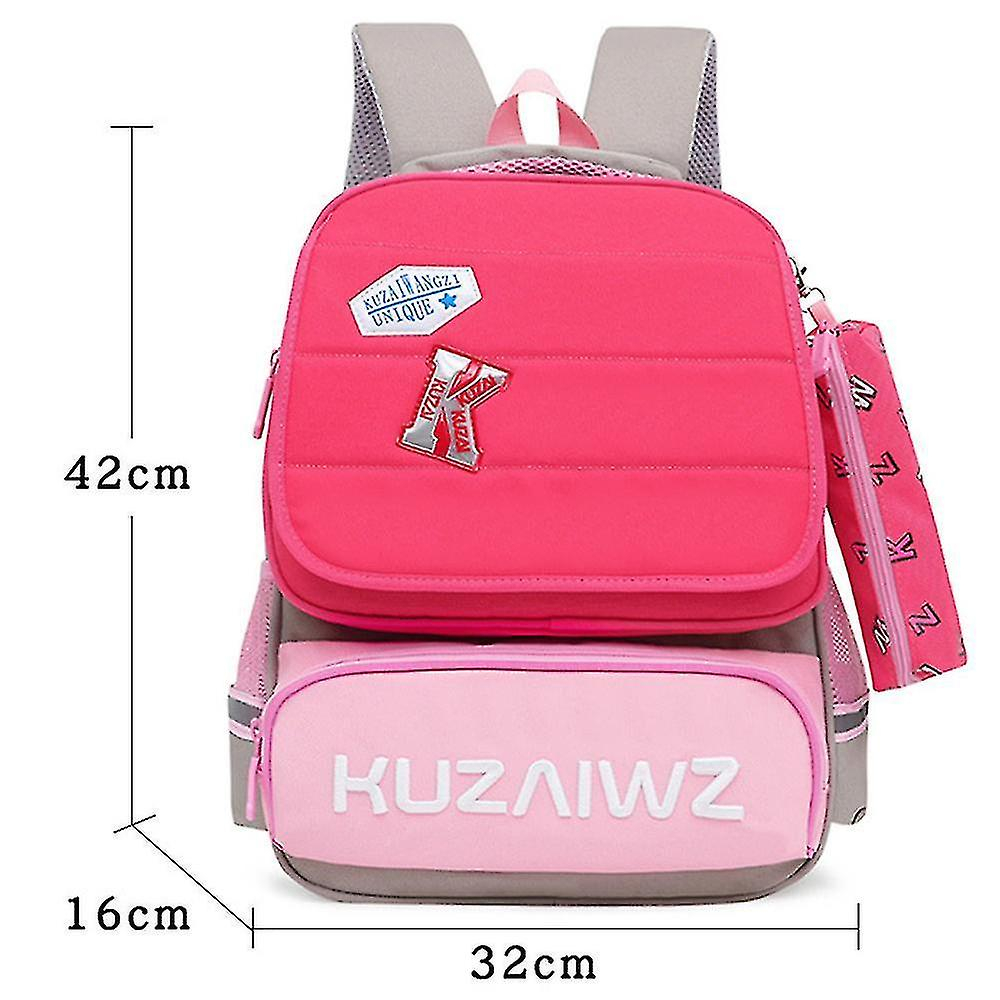 Foto 3 pulgar | Mochila Huoguo Elementary School Girls Lightning Red - Venta Internacional.