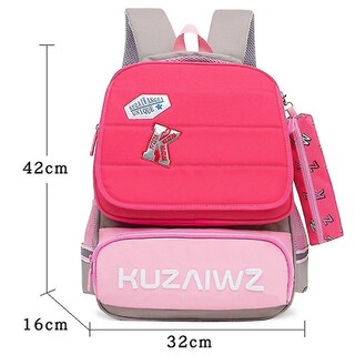 Foto 2 | Mochila Huoguo Elementary School Girls Lightning Red - Venta Internacional.