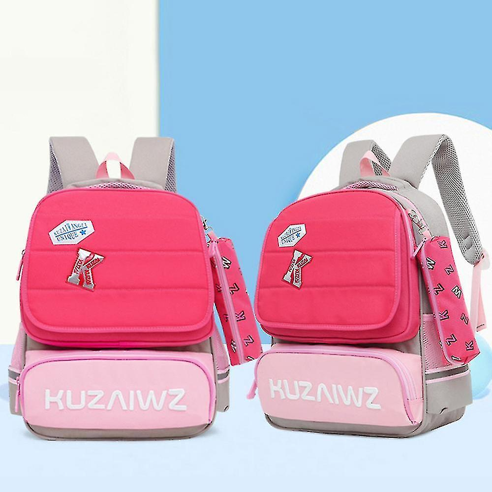Foto 4 pulgar | Mochila Huoguo Elementary School Girls Lightning Red - Venta Internacional.