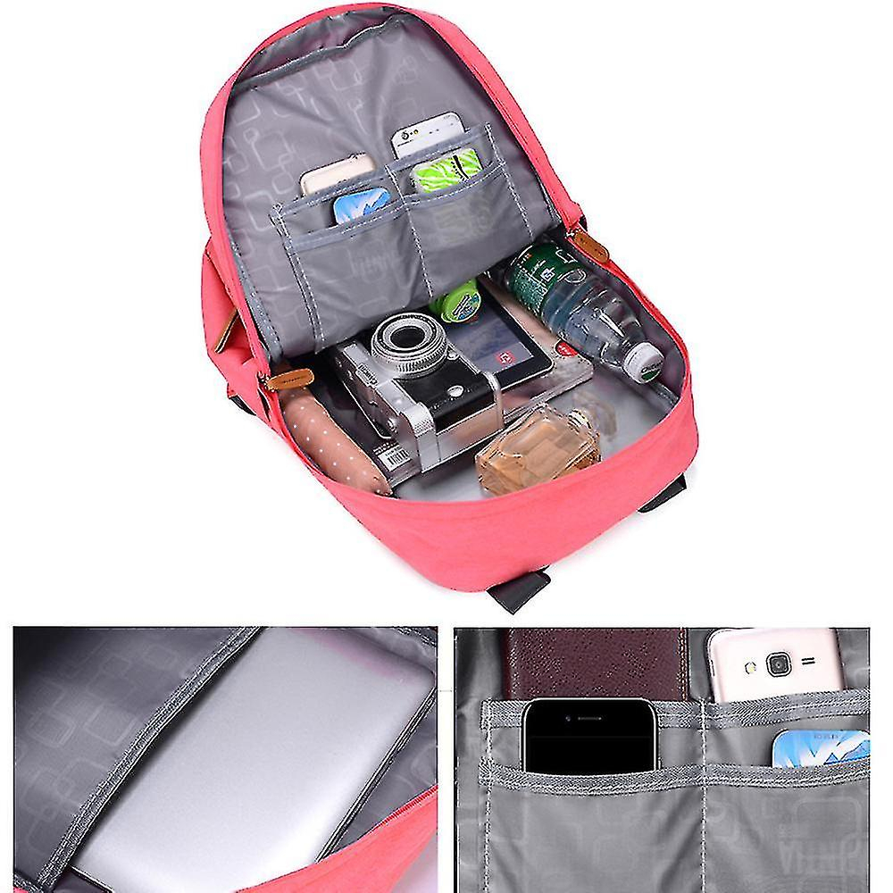 Foto 3 pulgar | Mochila Huoguo, Estilo Universitario, Para Estudiantes De Secundaria - Venta Internacional.