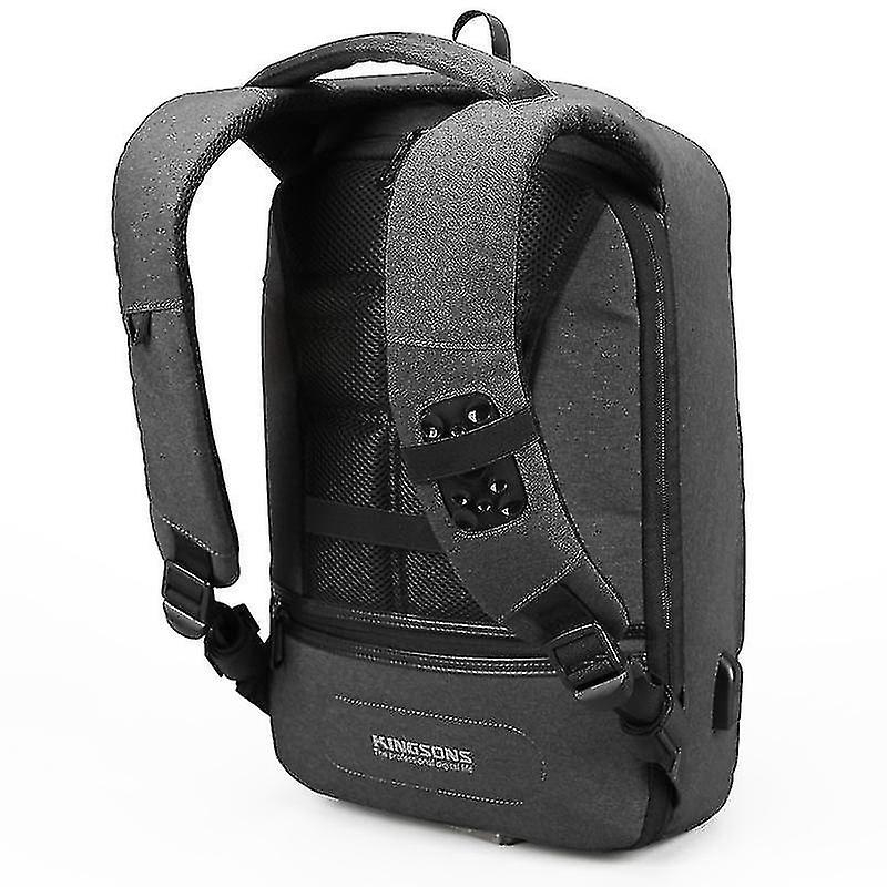 Foto 4 pulgar | Mochila Huoguo Laptop College Student 20-35l Gris Oscuro - Venta Internacional.