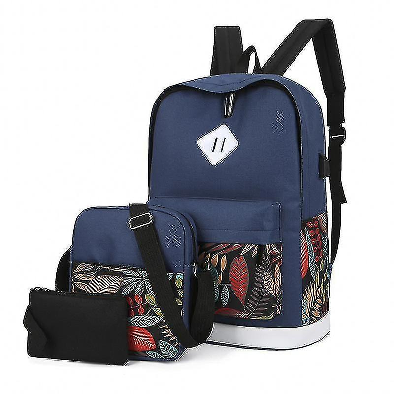 Foto 1 | Mochila Huoguo Deep Blue, Cómoda Y Duradera Para Viajar - Venta Internacional.