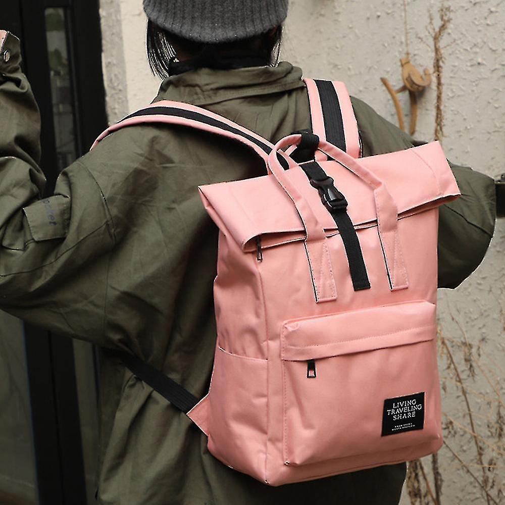 Foto 2 | Mochila Escolar Huoguo, De Lona, Estilo Universitario, Para Niñas - Venta Internacional.