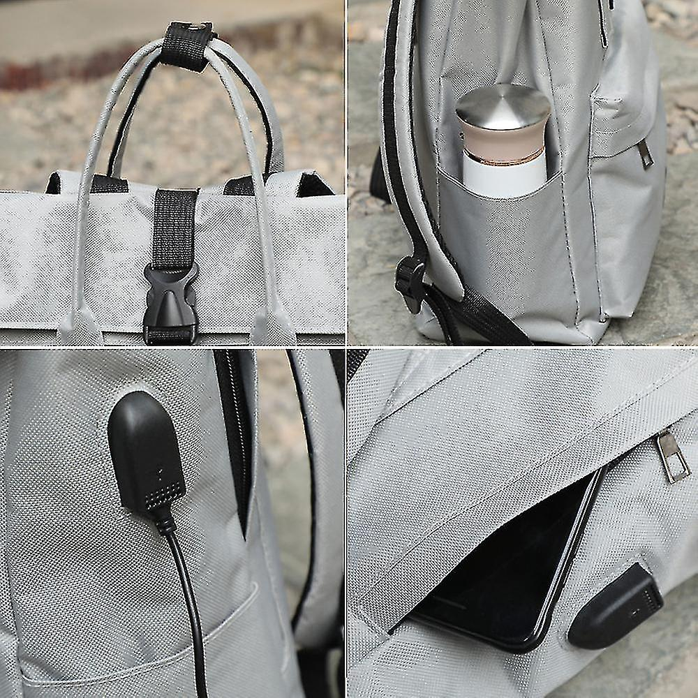 Foto 4 pulgar | Mochila Escolar Huoguo, De Lona, Estilo Universitario, Para Niñas - Venta Internacional.