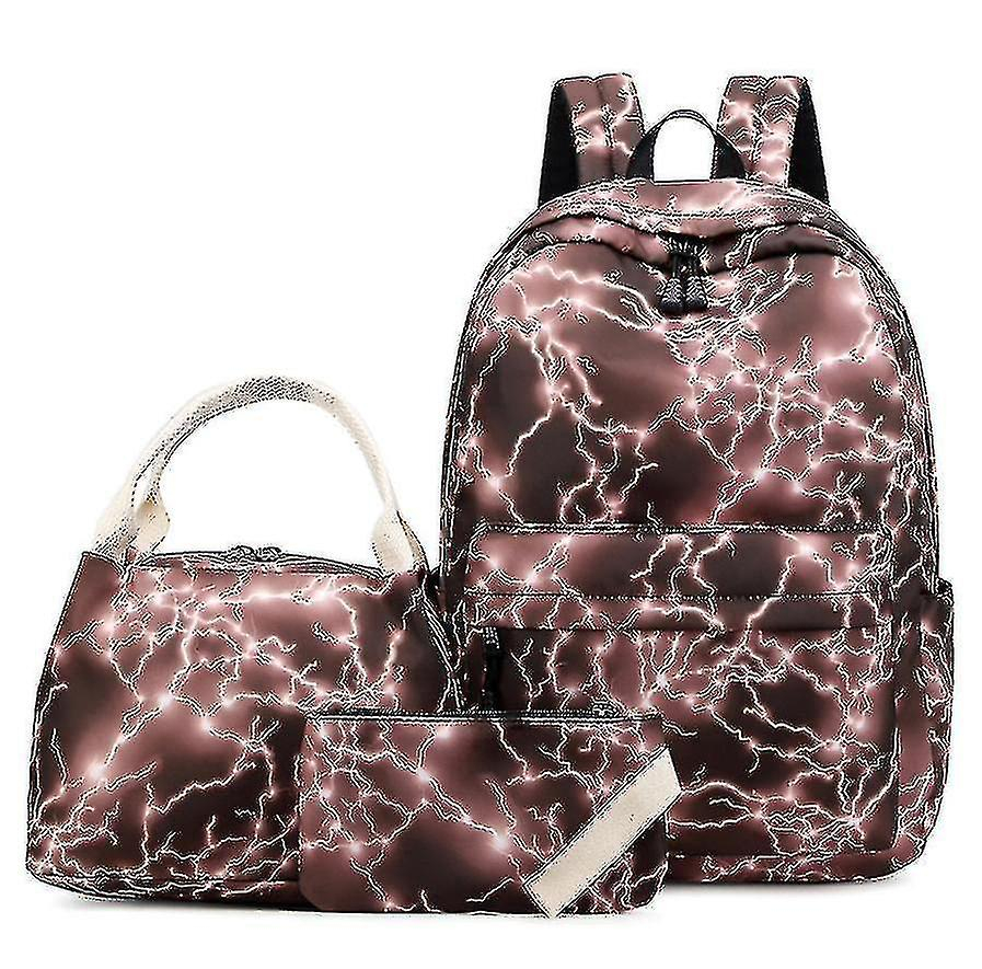 Foto 2 pulgar | Set De Mochilas Huoguo Para Niños Y Niñas Starry Sky Lightning, 3 Piezas - Venta Internacional.