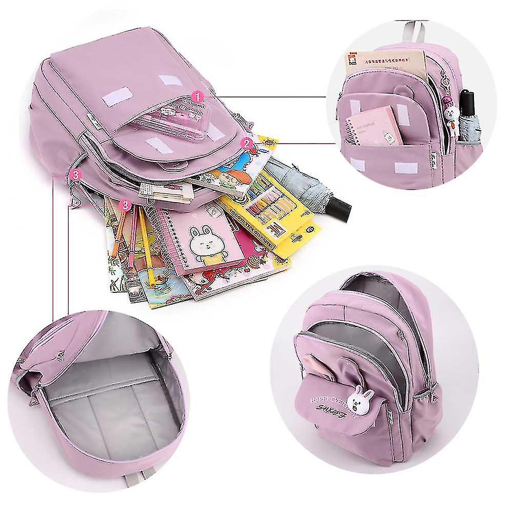 Foto 4 pulgar | Mochila Huoguo Bonita Mochila Clásica Resistente Al Agua Roja - Venta Internacional.