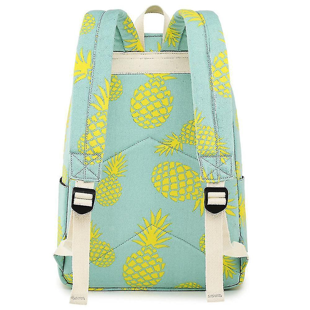 Foto 4 pulgar | Mochila Huoguo Para Mujer, Con Estampado De Lienzo, Impermeable, Color Crema - Venta Internacional.