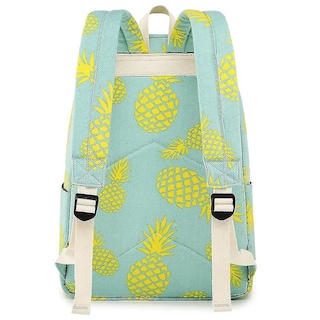 Foto 3 | Mochila Huoguo Para Mujer, Con Estampado De Lienzo, Impermeable, Color Crema - Venta Internacional.