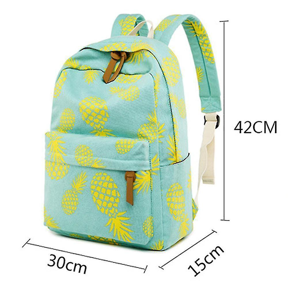 Foto 6 pulgar | Mochila Huoguo Para Mujer, Con Estampado De Lienzo, Impermeable, Color Crema - Venta Internacional.