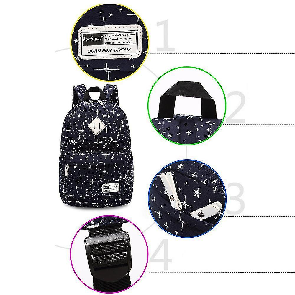 Foto 4 pulgar | Mochila Huoguo Para Niños Con Bolsa Diagonal Y Bolsa Para Bolígrafos - Venta Internacional.