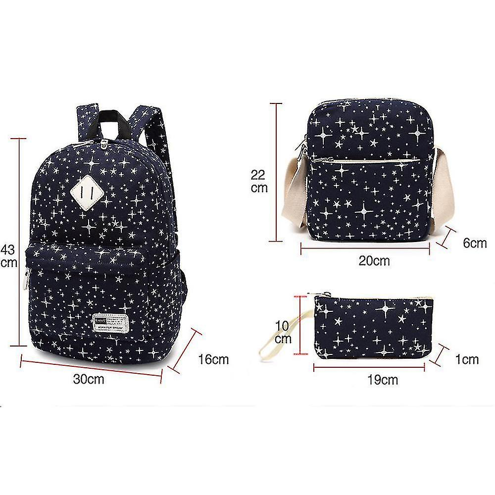 Foto 6 pulgar | Mochila Huoguo Para Niños Con Bolsa Diagonal Y Bolsa Para Bolígrafos - Venta Internacional.