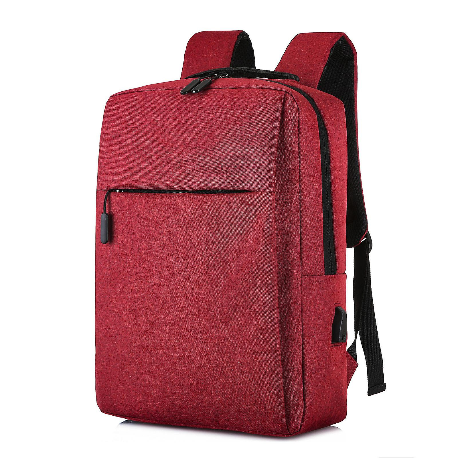 Foto 2 pulgar | Mochila Para Portátil Huoguo 15.6 Pulgadas Con Puerto De Carga Usb, Color Rojo - Venta Internacional.