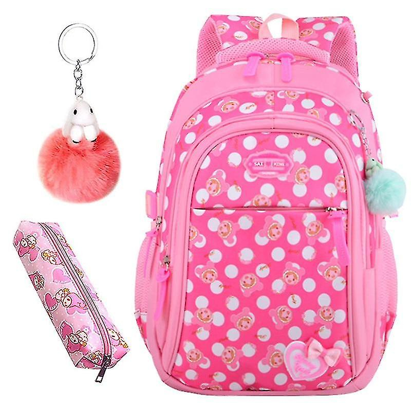 Foto 2 pulgar | Mochila Huoguo De Nailon Con Estampado De Estrellas Para Niñas De Primaria - Venta Internacional.