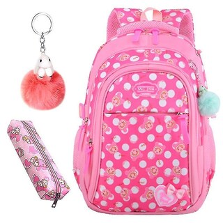 Foto 1 | Mochila Huoguo De Nailon Con Estampado De Estrellas Para Niñas De Primaria - Venta Internacional.