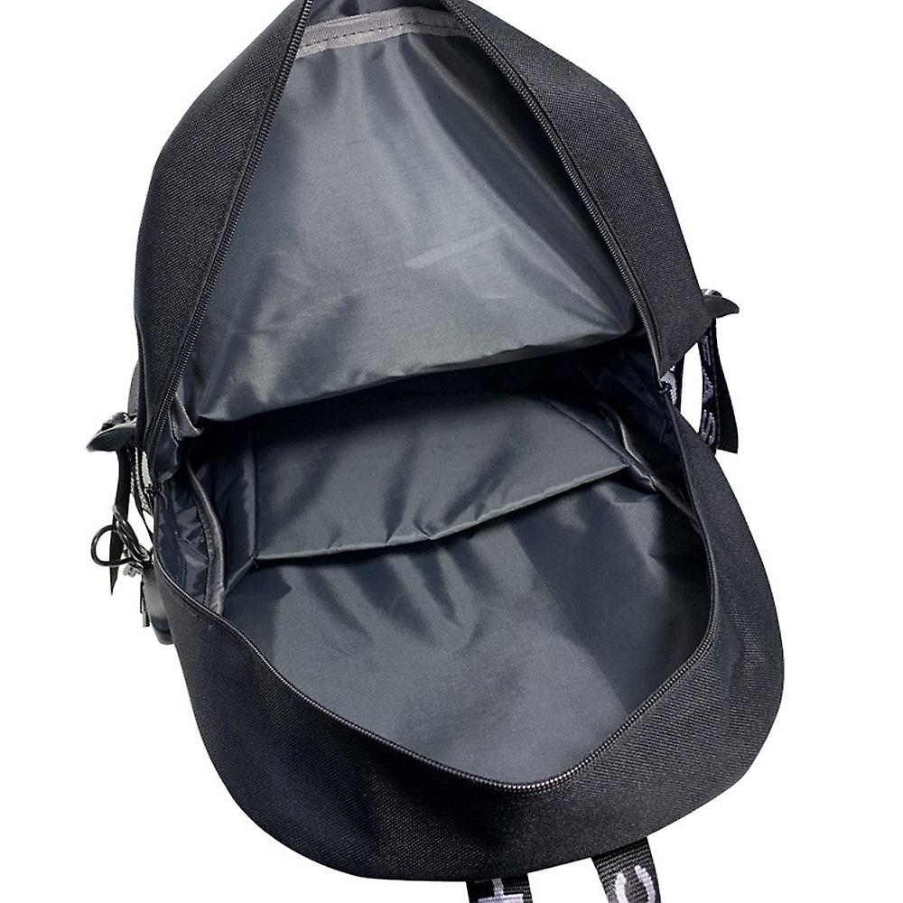 Foto 4 pulgar | Mochila Sanlin Beans Estampada Casual Impermeable Negra - Venta Internacional.