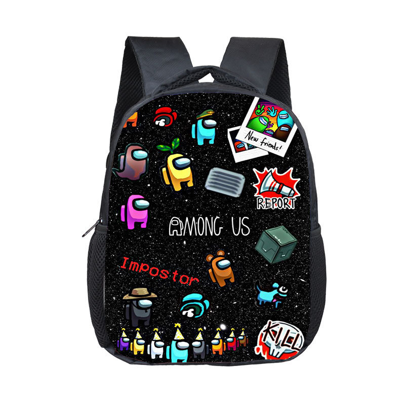 Mochila Sanlin Beans Among Us Spaceman Para Niños - Venta Internacional.