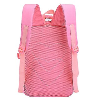 Foto 3 | Mochila Huoguo Waterproof Love Para Niñas De 6 A 12 Años Rosa - Venta Internacional.
