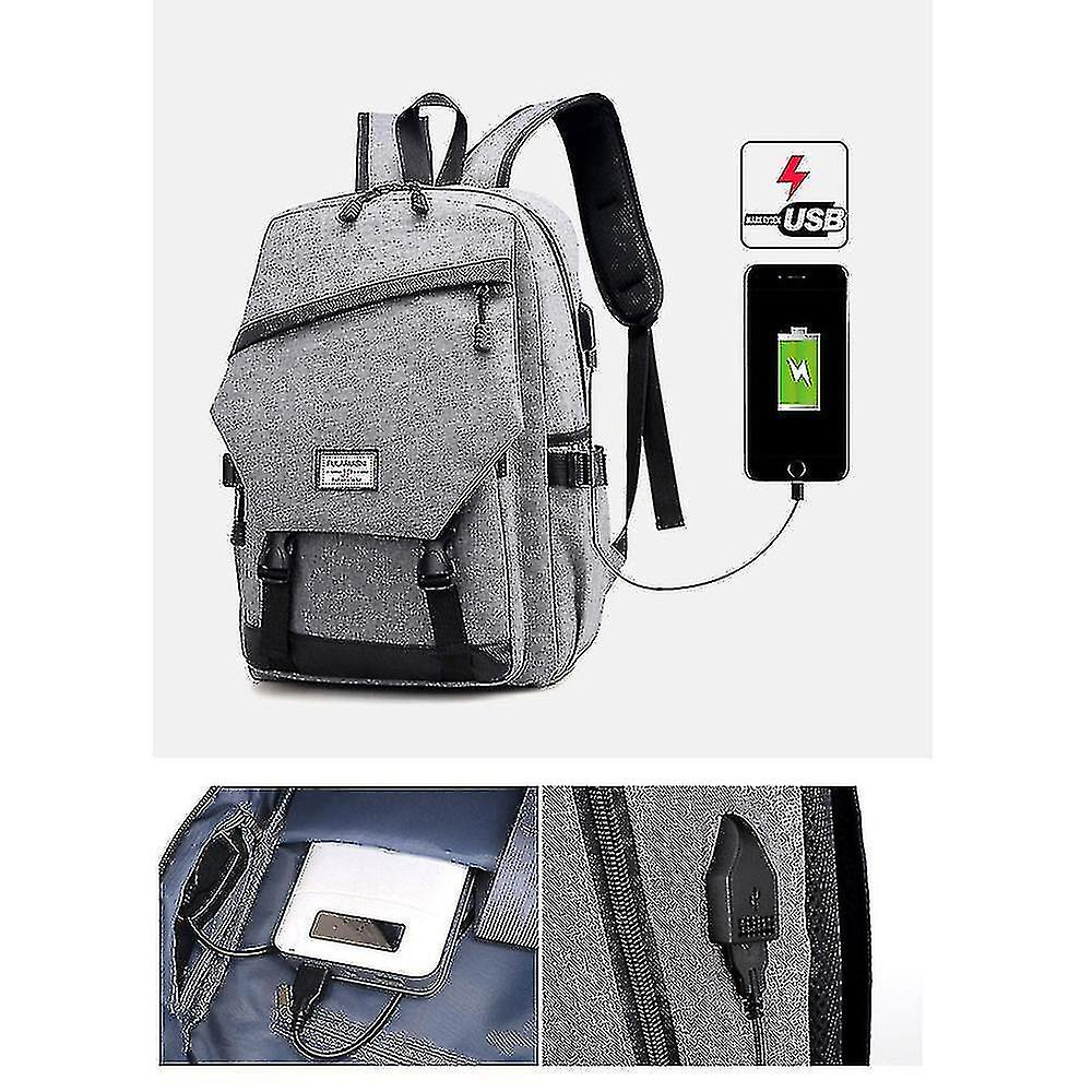 Foto 4 pulgar | Mochila Huoguo Casual De Tela Oxford De 20-35 L De Gran Capacidad - Venta Internacional.