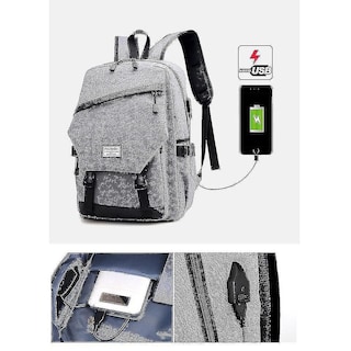 Foto 3 | Mochila Huoguo Casual De Tela Oxford De 20-35 L De Gran Capacidad - Venta Internacional.