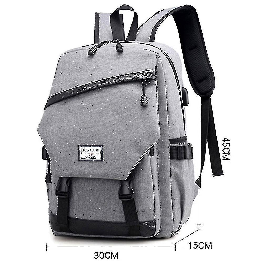 Foto 6 pulgar | Mochila Huoguo Casual De Tela Oxford De 20-35 L De Gran Capacidad - Venta Internacional.