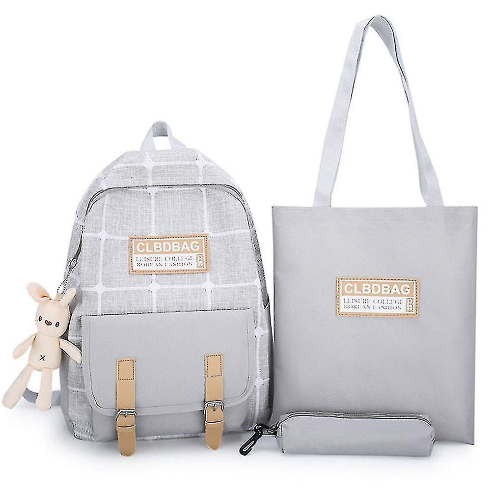 Foto 1 | Mochila Huoguo Para Estudiantes, Gris, Para Escuela Primaria - Venta Internacional.
