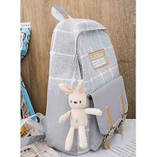 Foto 2 | Mochila Huoguo Para Estudiantes, Gris, Para Escuela Primaria - Venta Internacional.